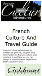 Mobile Screenshot of french-culture-adventures.com